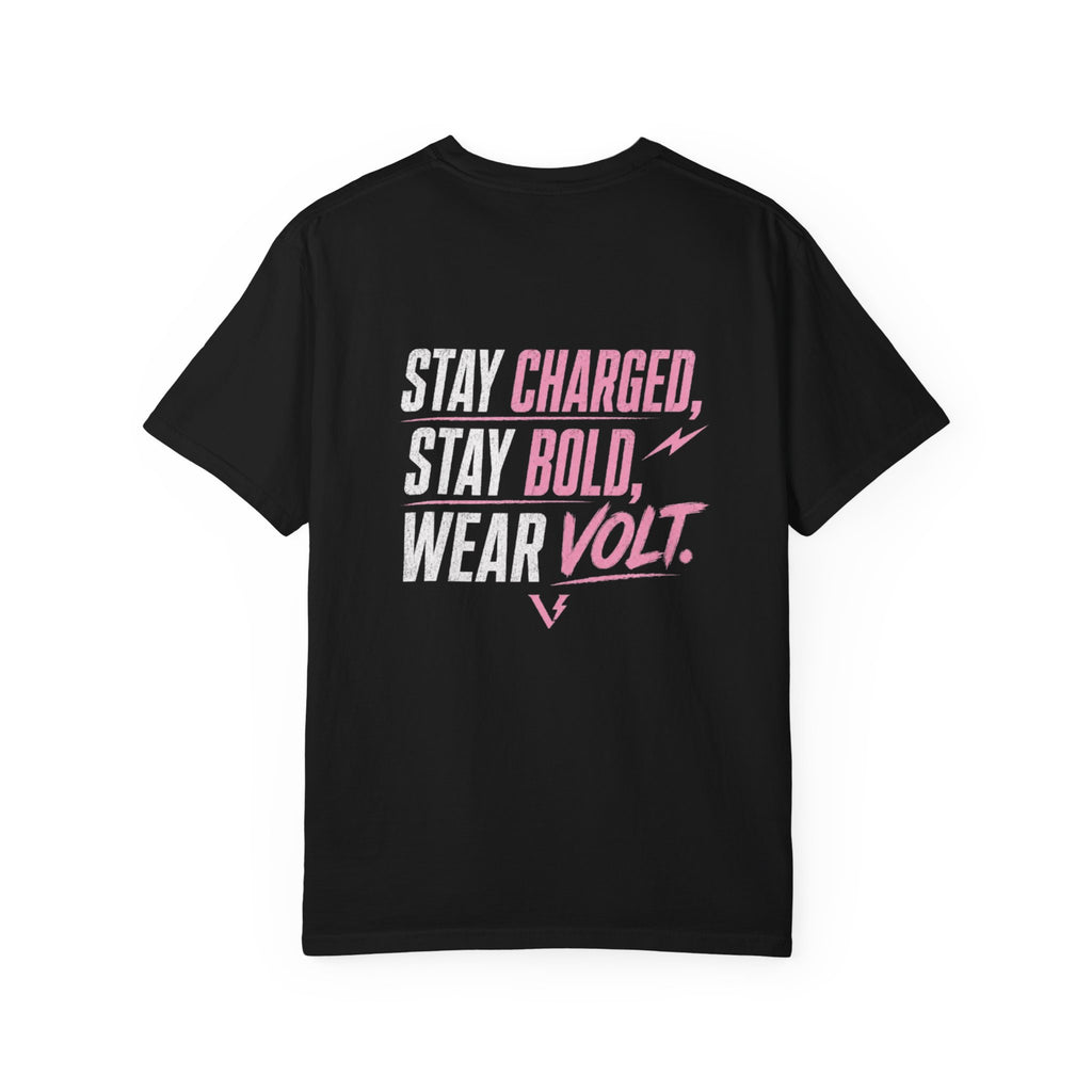 VoltCycles Pink Logo T-shirt (Black)